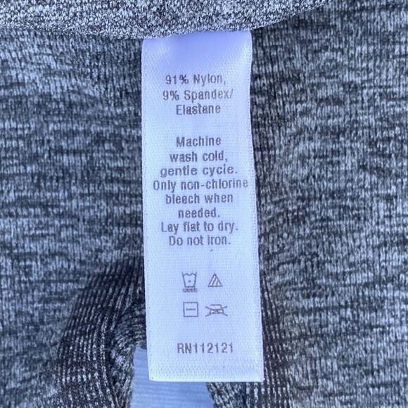 ASSETS Red Hot Label SPANX Marled Stripe Seamless Shaping Leggings Sz Large EUC! - Picture 7 of 7